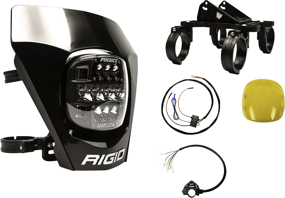 Rigid Adapt XE Extreme LED Enduro LED Moto Headlight Kit