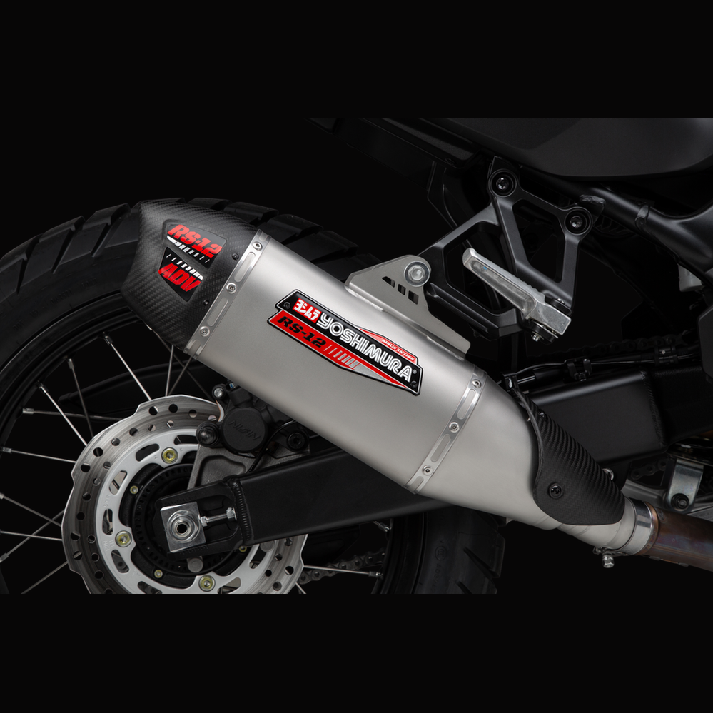 Yoshimura RS-12 Slip On Exhaust For XL750 Transalp