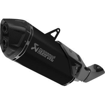 Akropovic Black Titanium Slip On Muffler For 24-25 Africa Twin CRF1100