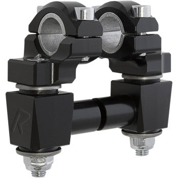 Rox Anti-Vibration 2” Pivot Handlebar Risers For 1 1/8" Bar Clamps For 1 1/8" Bars
