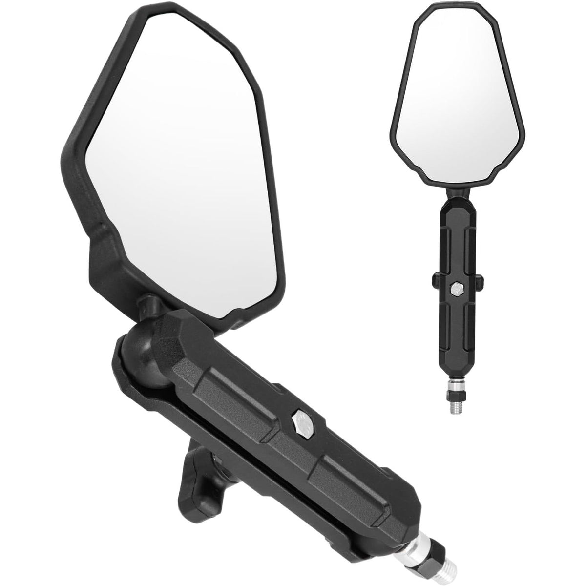 KEMIMOTO Adventure Motorcycle Mirrors For 7/8th Bars