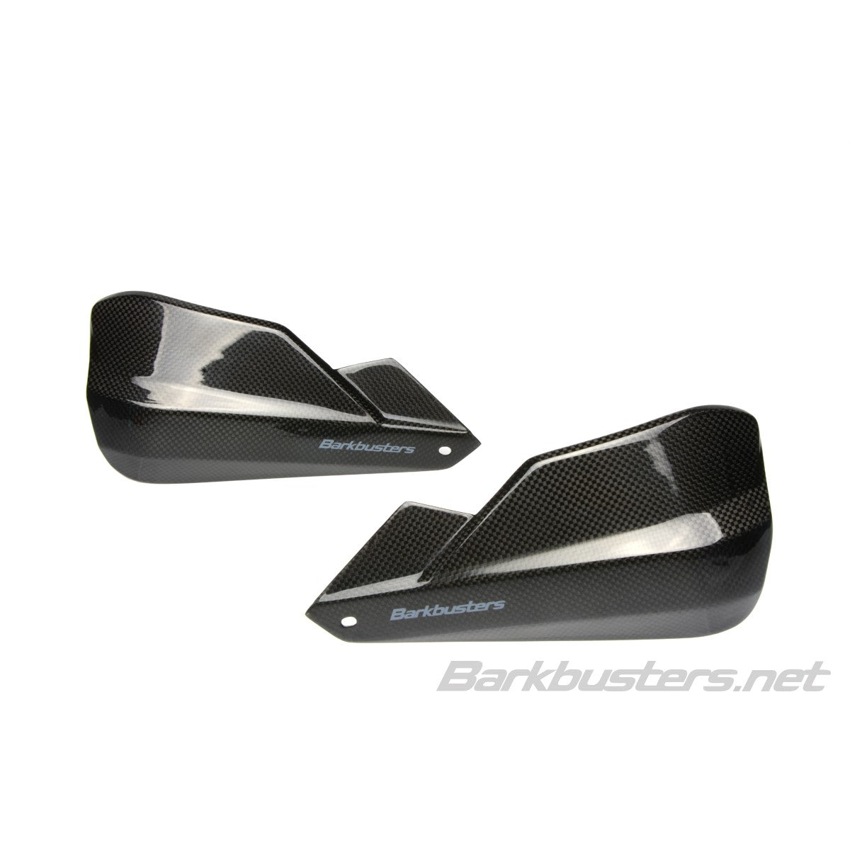 Barkbusters Carbon Plastic Guards Only - Black