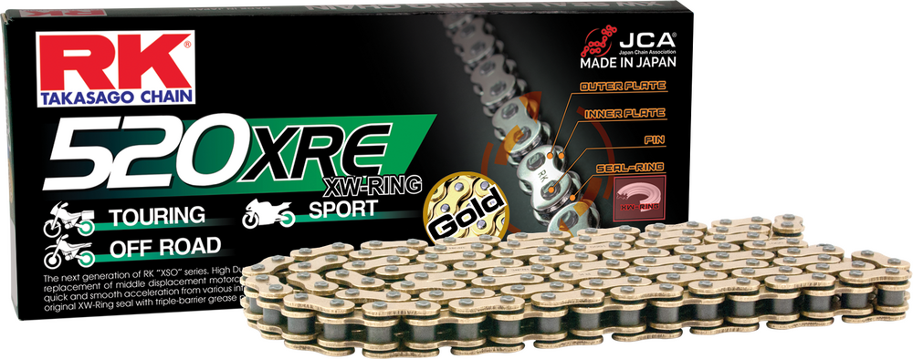 RK Excel 520XRE Drive Chain Gold