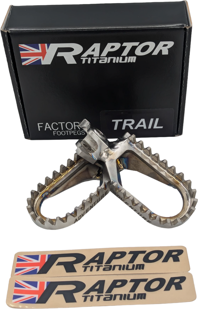 Raptor Titanium Footpegs For Africa Twin CRF1100L