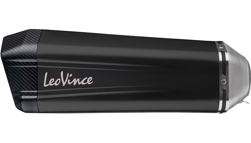 Leo Vince Black Slip On Exhaust For 20-22 Africa Twin CRF1100