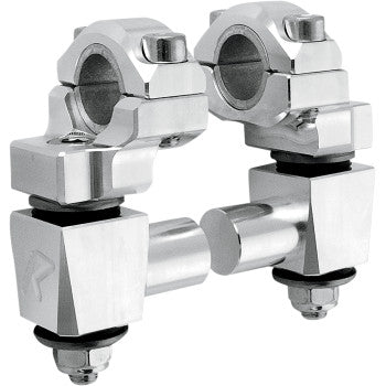 Rox Anti-Vibration 2” Pivot Handlebar Risers For 1 1/8" Bar Clamps For 1 1/8" Bars