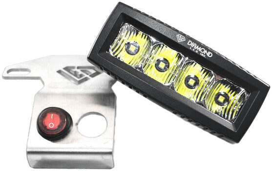 Diamond Universal LED Motorcycle Light Bar With Battery