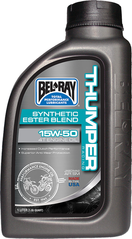 Bel-Ray Thumper Synthetic Ester Blend Oil 15W50
